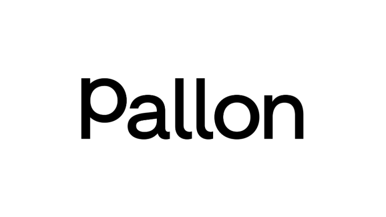 Pallon Das Bild zeigt das Wort „Pallon“ in Kleinbuchstaben in Schwarz auf weißem Hintergrund.