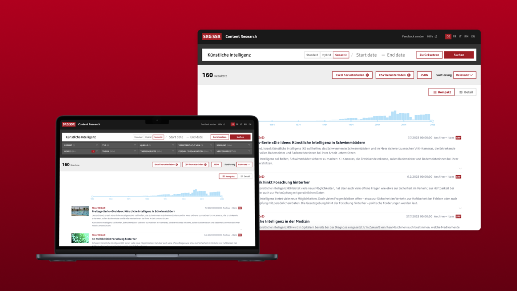 Srg Software Smarter Datenaustausch: Die Publication Data Platform der SRG